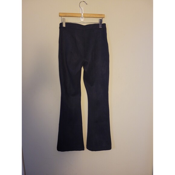 Spanx Faux Suede Flare Pant in Midnight Blue Sz L - Picture 3 of 8